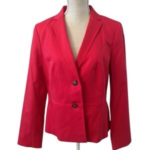 Talbots Vibrant Red Suit Jacket